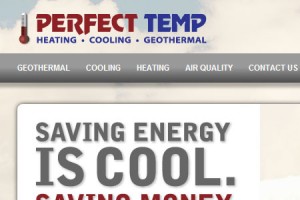 Perfect Temp HVAC Web Design small
